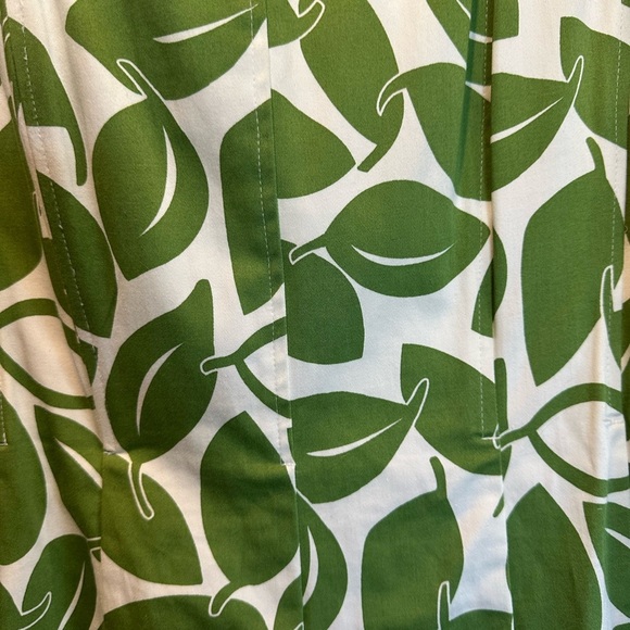 Nine West Green Leaf Print Dress - Picture 8 of 8